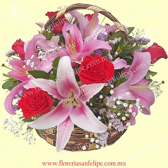 Canasta Floral Felicidades